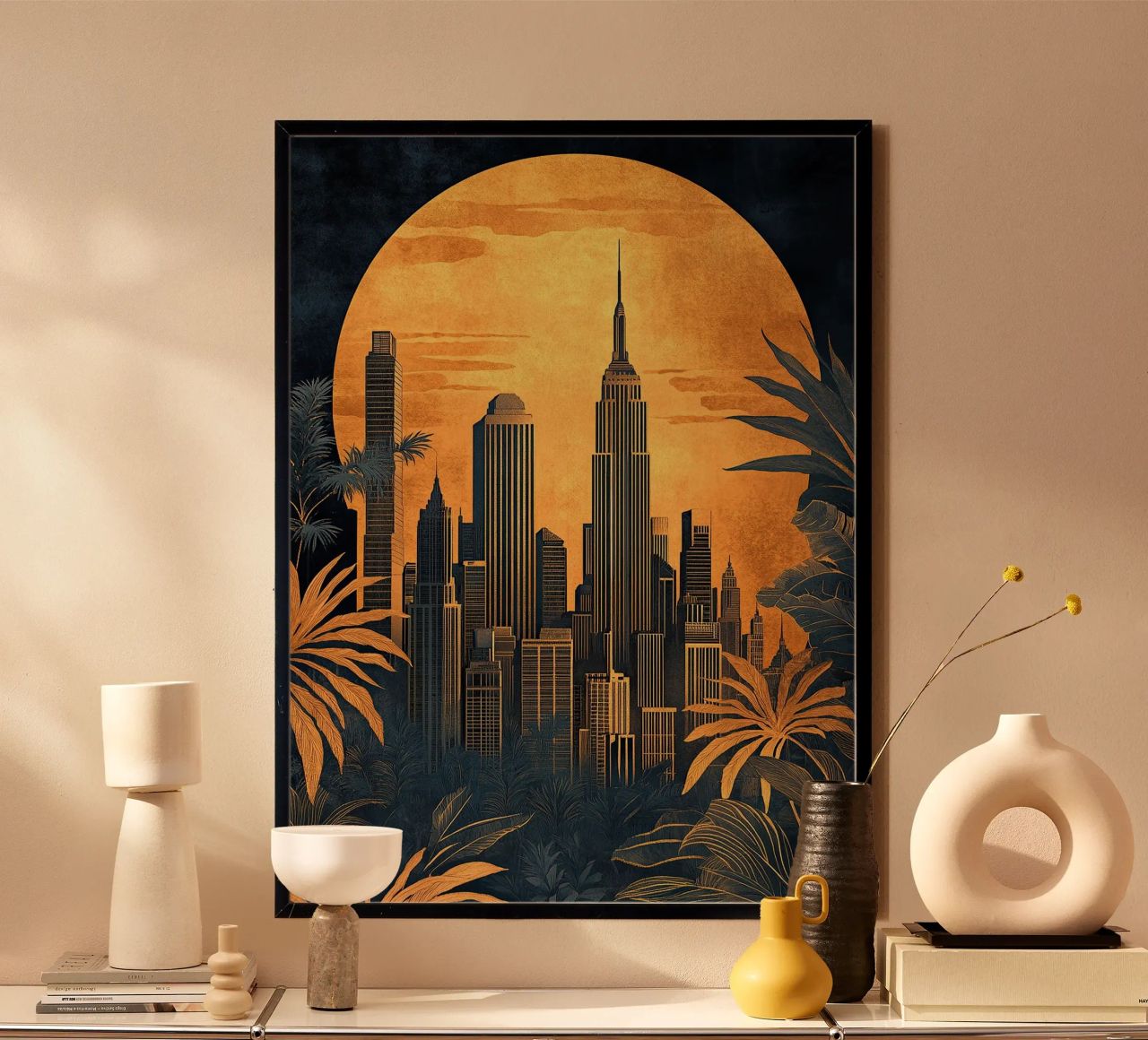 Art Deco poster by Nikis Art Studio