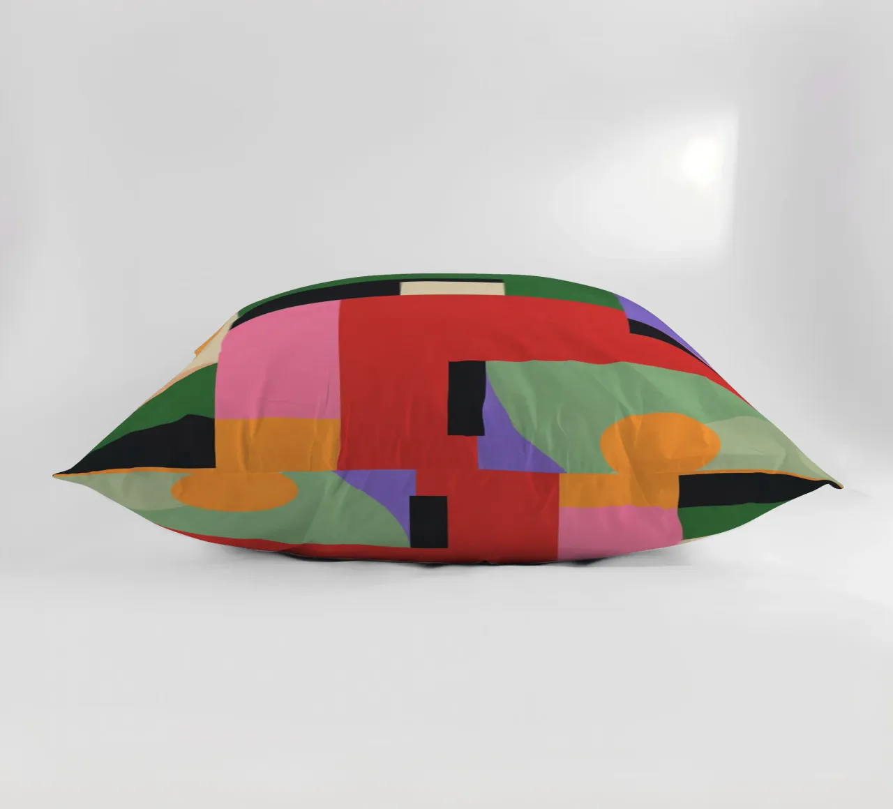 Art abstrait géométrique coloré 7 coussin de Gaite