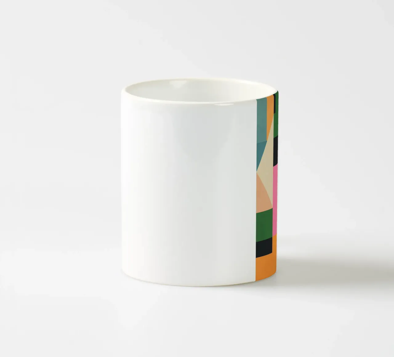 Arte astratta geometrica colorata 7 tazza in ceramica da Gaite