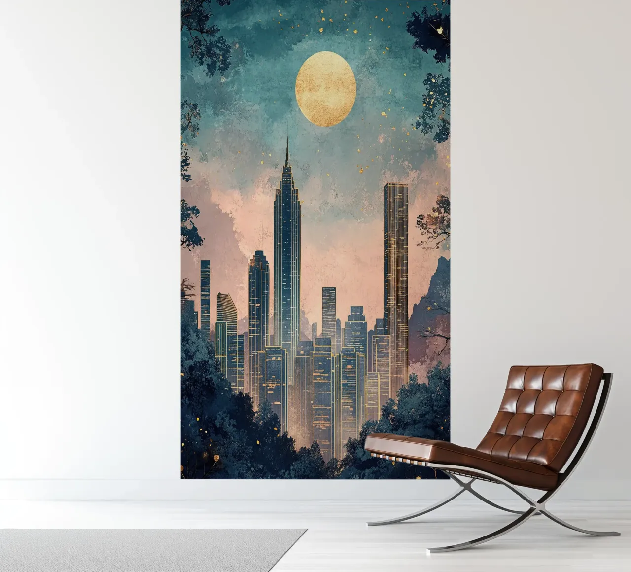Skyline "Opulent Horizons" photo wallpaper by Nikis Art Studio