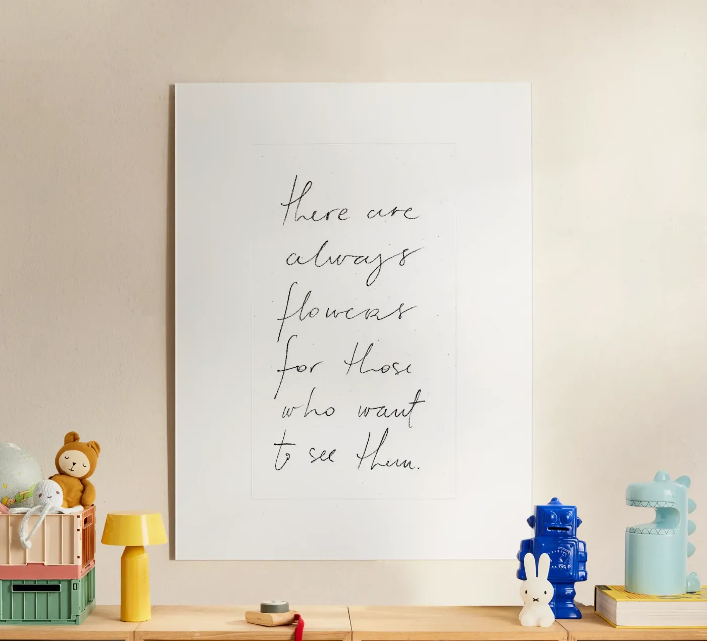 There are always flowers plexiglass da Magnific