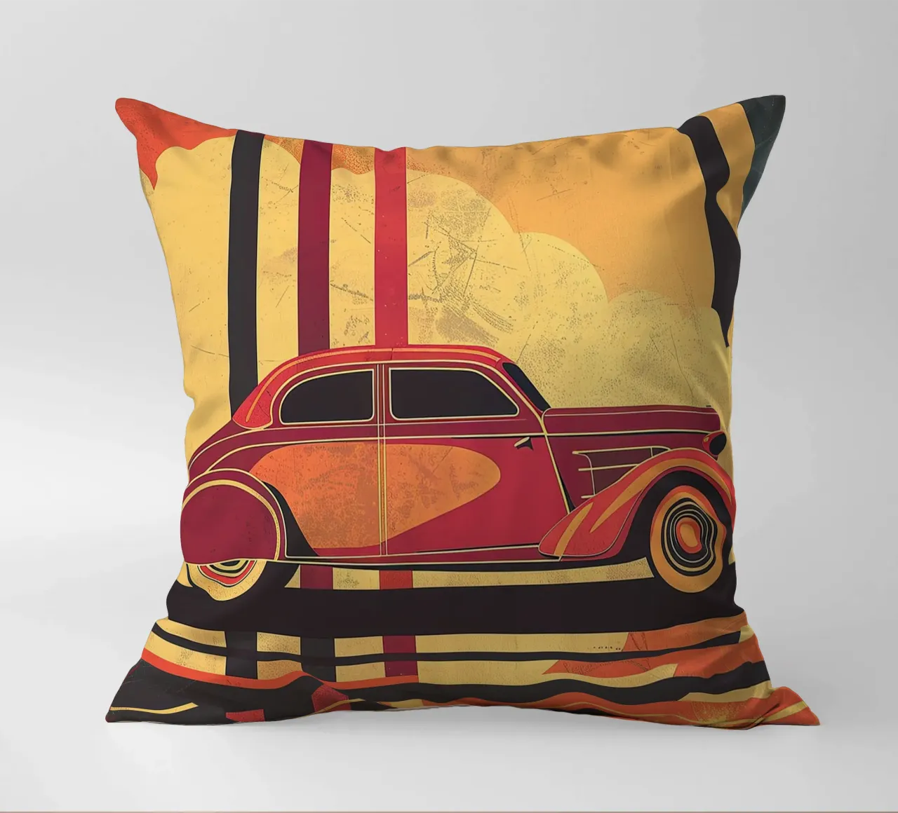 Art Deco Oldtimer cuscino da Nikis Art Studio
