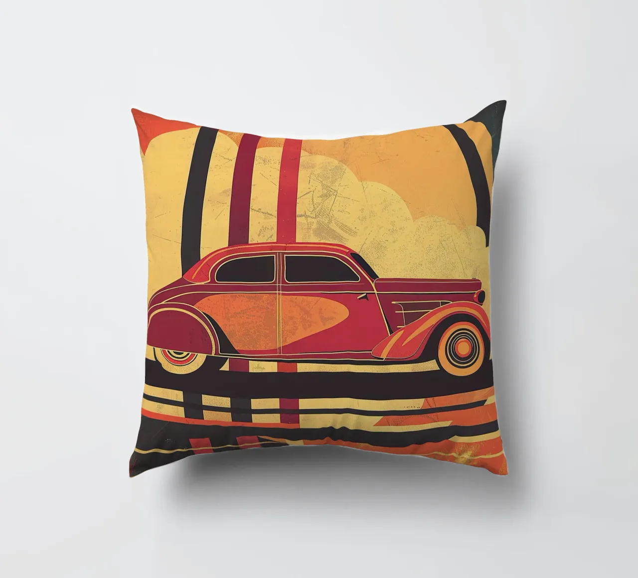 Art Deco Oldtimer cuscino da Nikis Art Studio