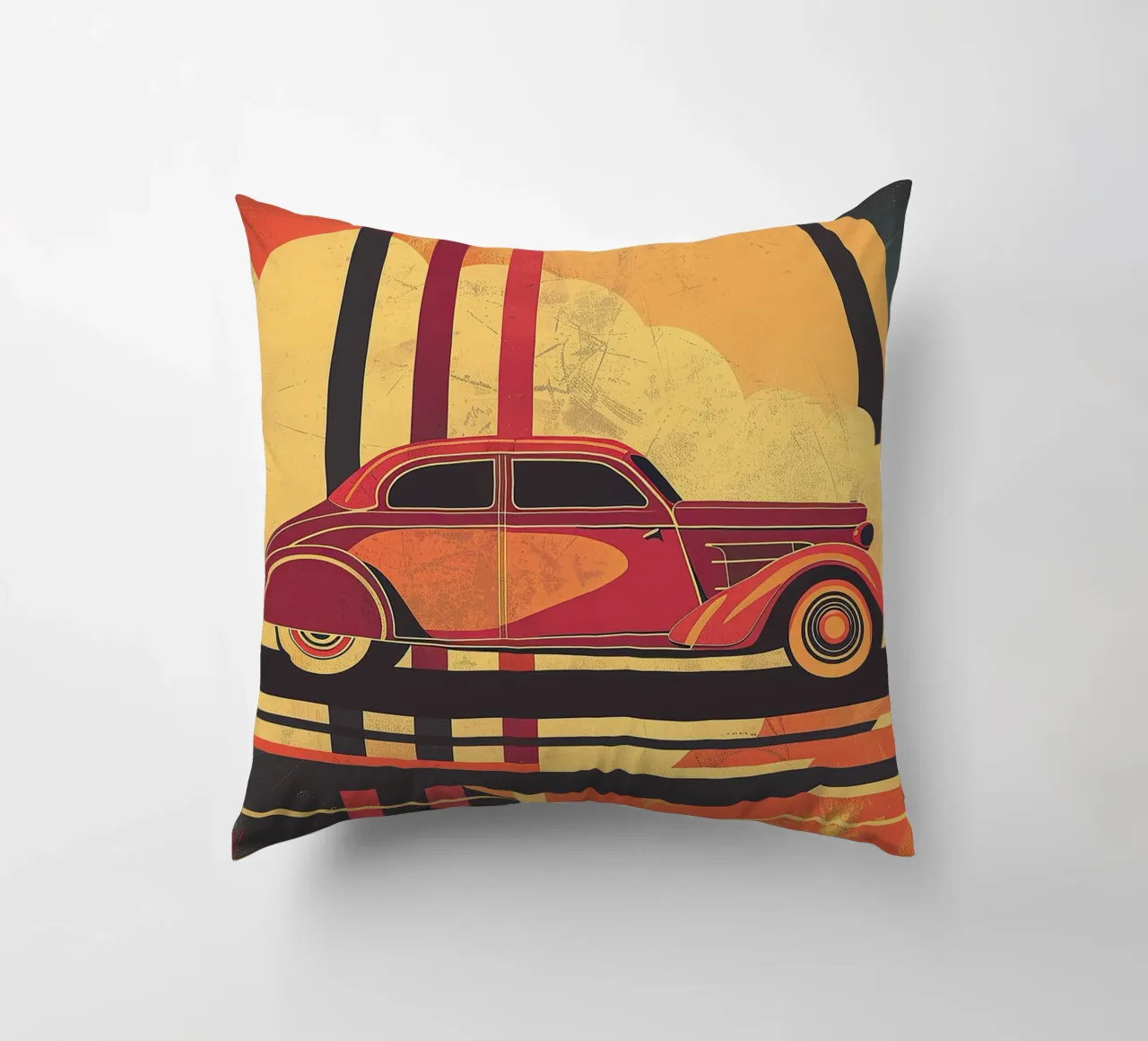 Art Deco Oldtimer cuscino da Nikis Art Studio