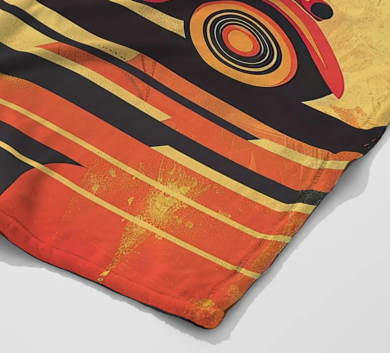 Art Deco Oldtimer coperta in pile da Nikis Art Studio