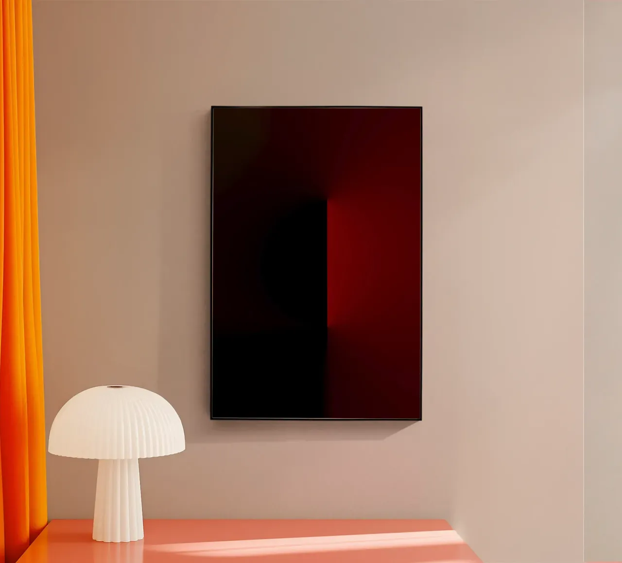 Red light and red shadow plexiglass da Metron