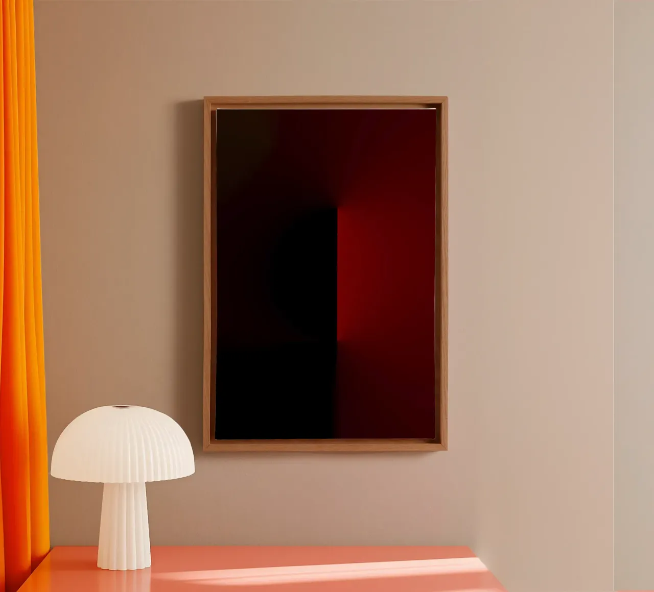 Red light and red shadow tela da Metron
