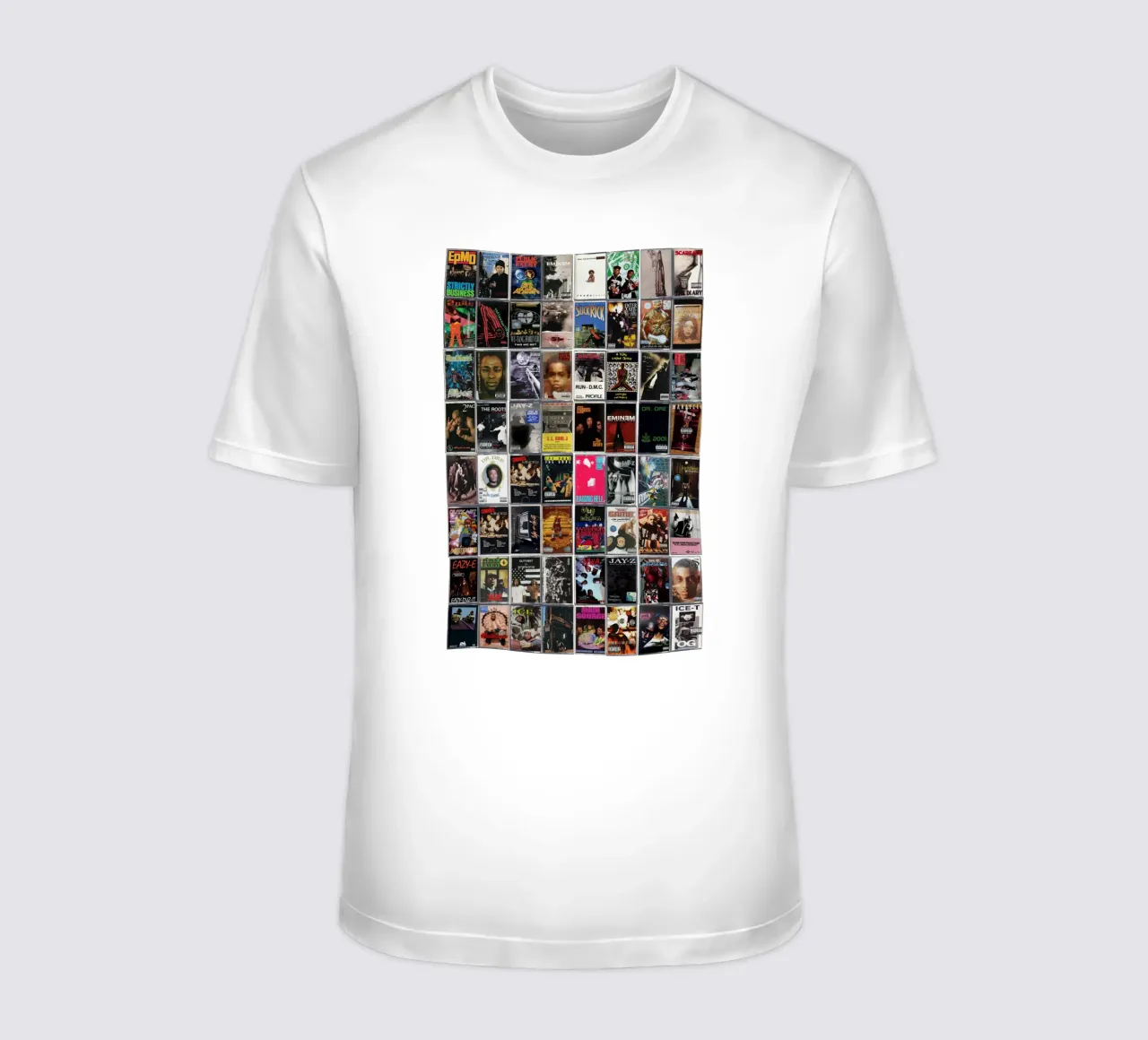 I più grandi album rap - Copertine di cassette d'epoca t-shirt da MrMustardPrints