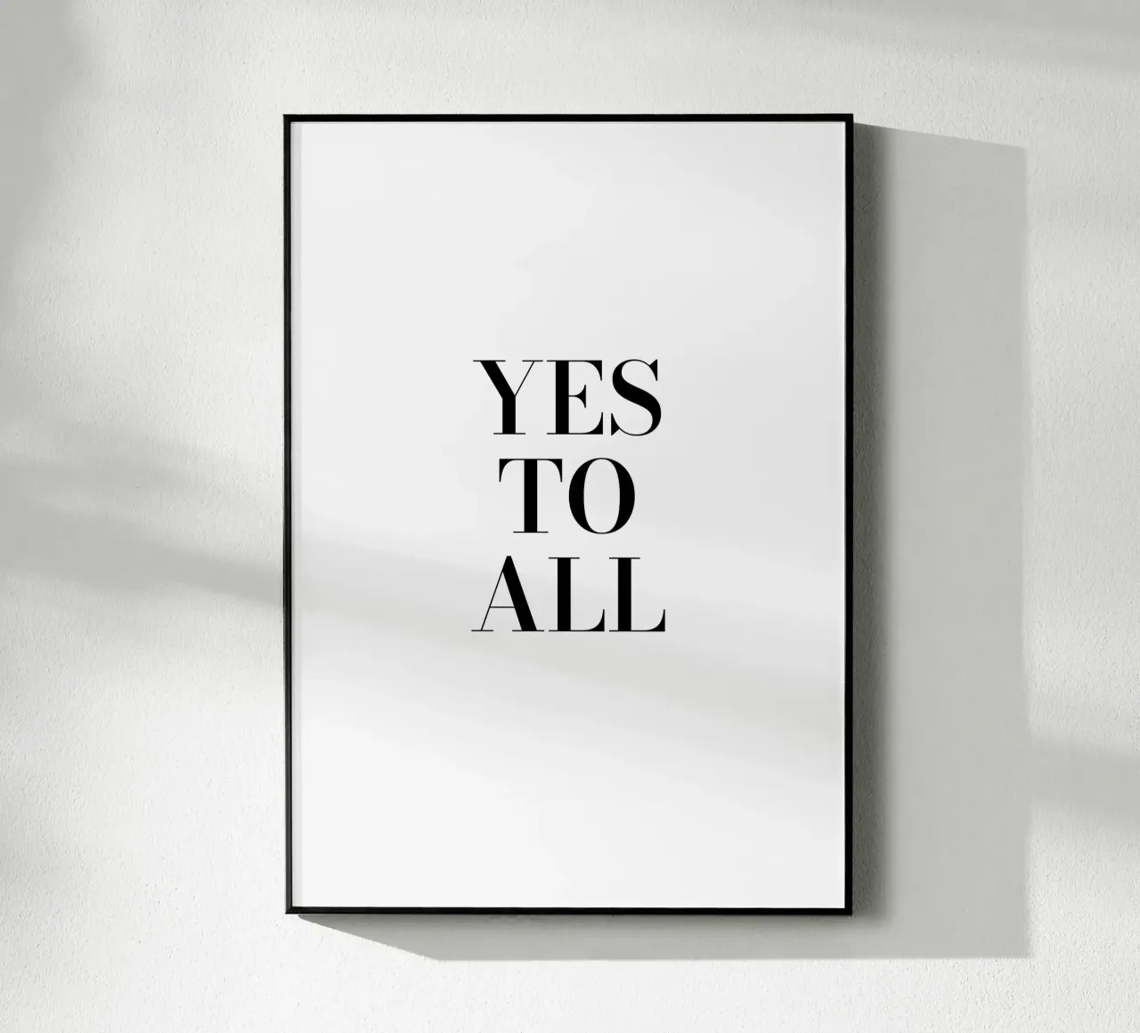 Yes to All plexiglass da Magnific