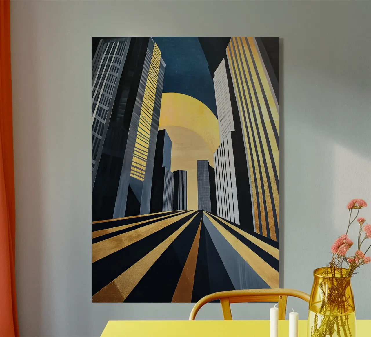 Art Déco plexiglass da Nikis Art Studio