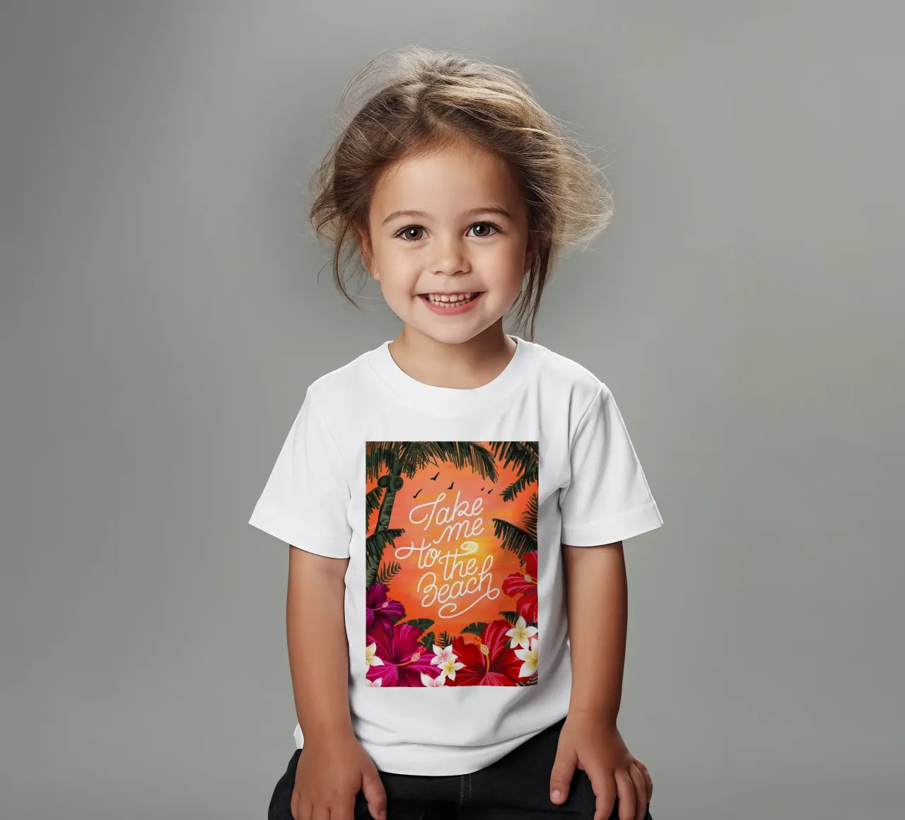 Take me to the Beach t-shirt bambini da anisillustration