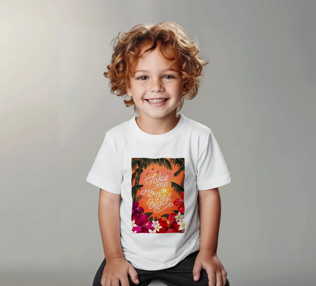 Take me to the Beach t-shirt bambini da anisillustration