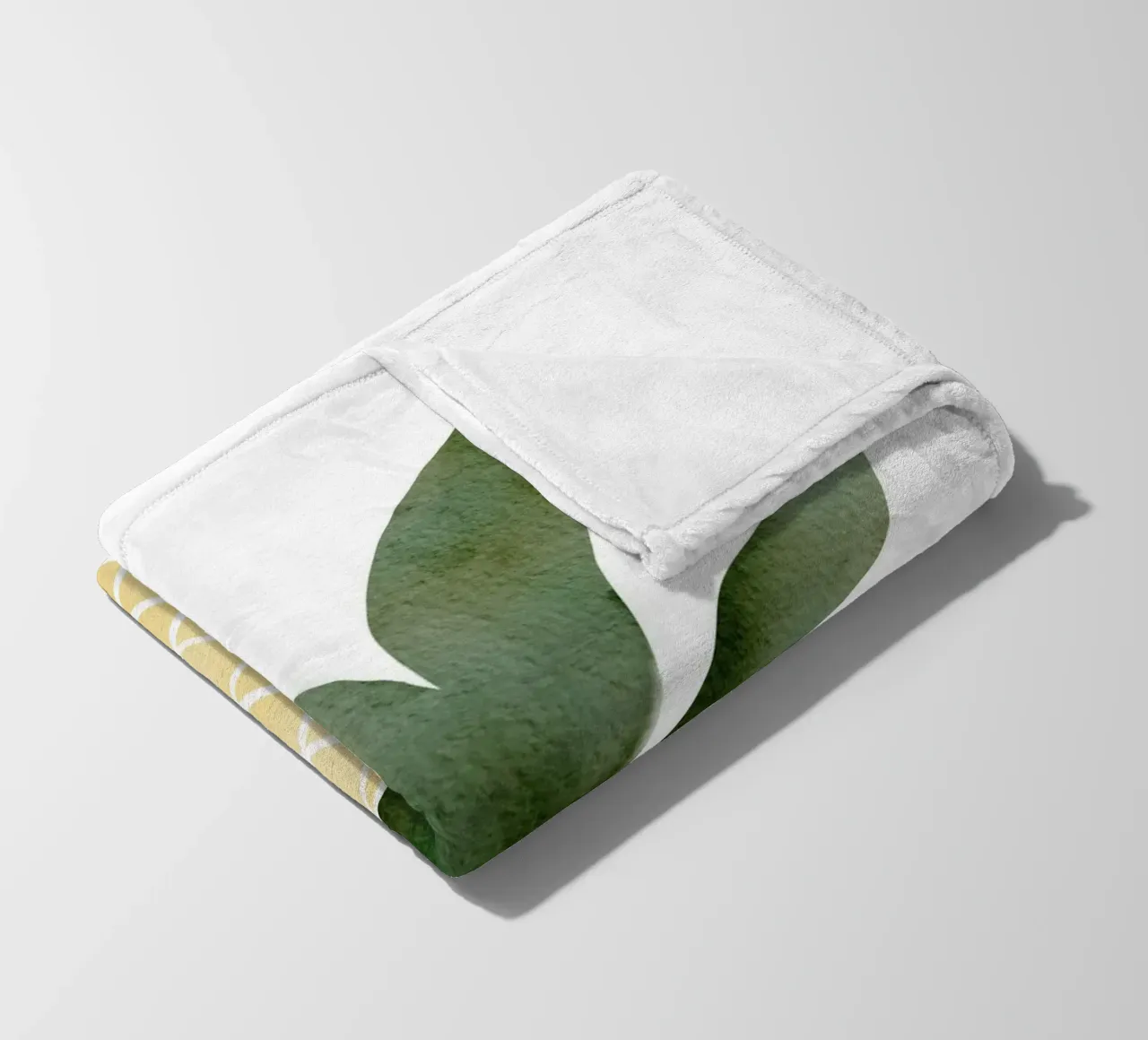 Ananas ad acquerello coperta in pile da Melloi Art Print
