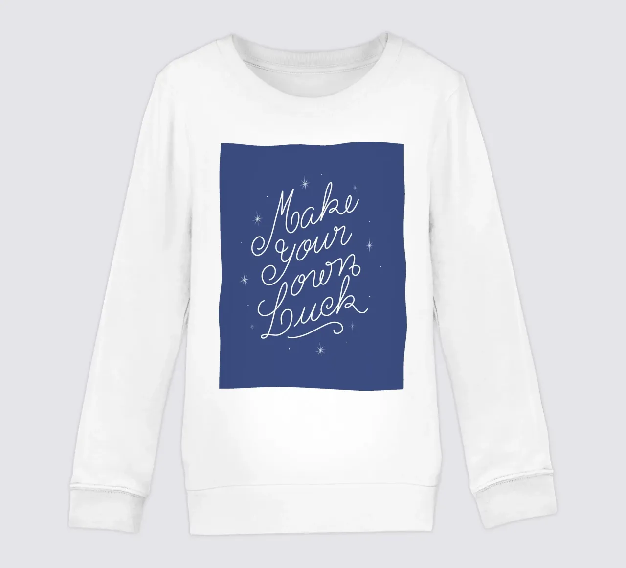 Make Your Own Luck felpa bambino da anisillustration