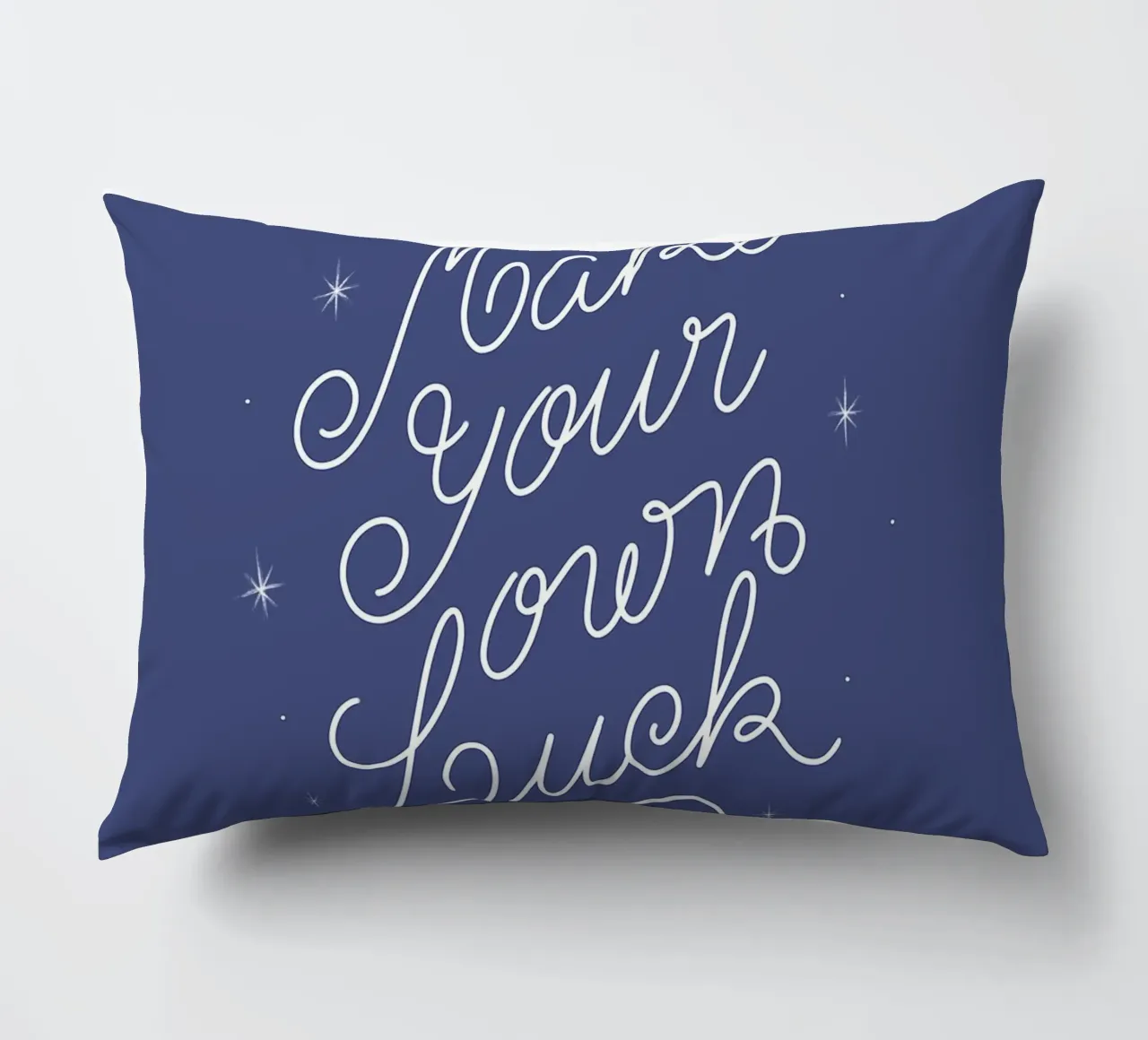Make Your Own Luck cuscino da anisillustration
