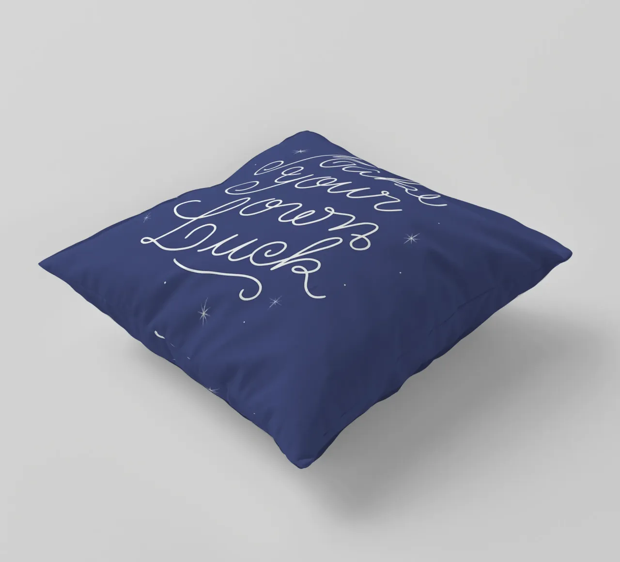 Make Your Own Luck cuscino da anisillustration