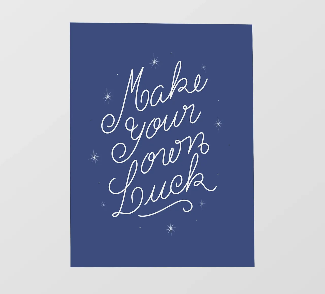 Make Your Own Luck pellicola backlit da anisillustration