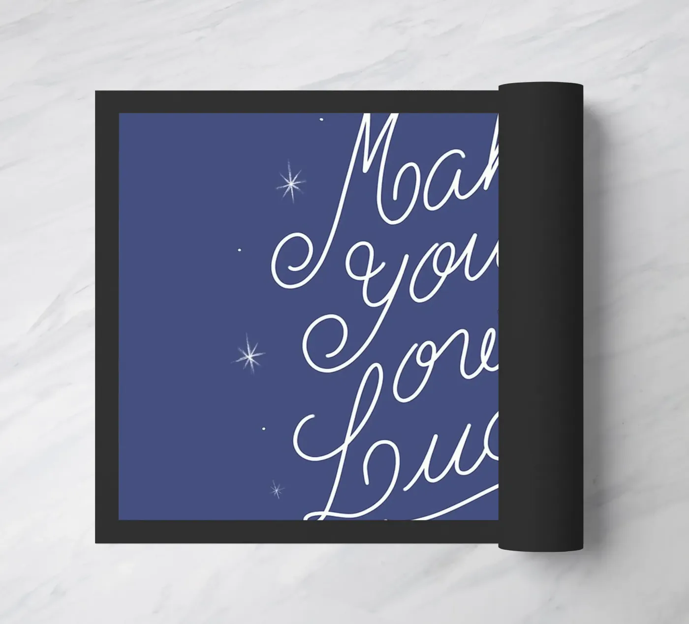 Make Your Own Luck doormat by anisillustration