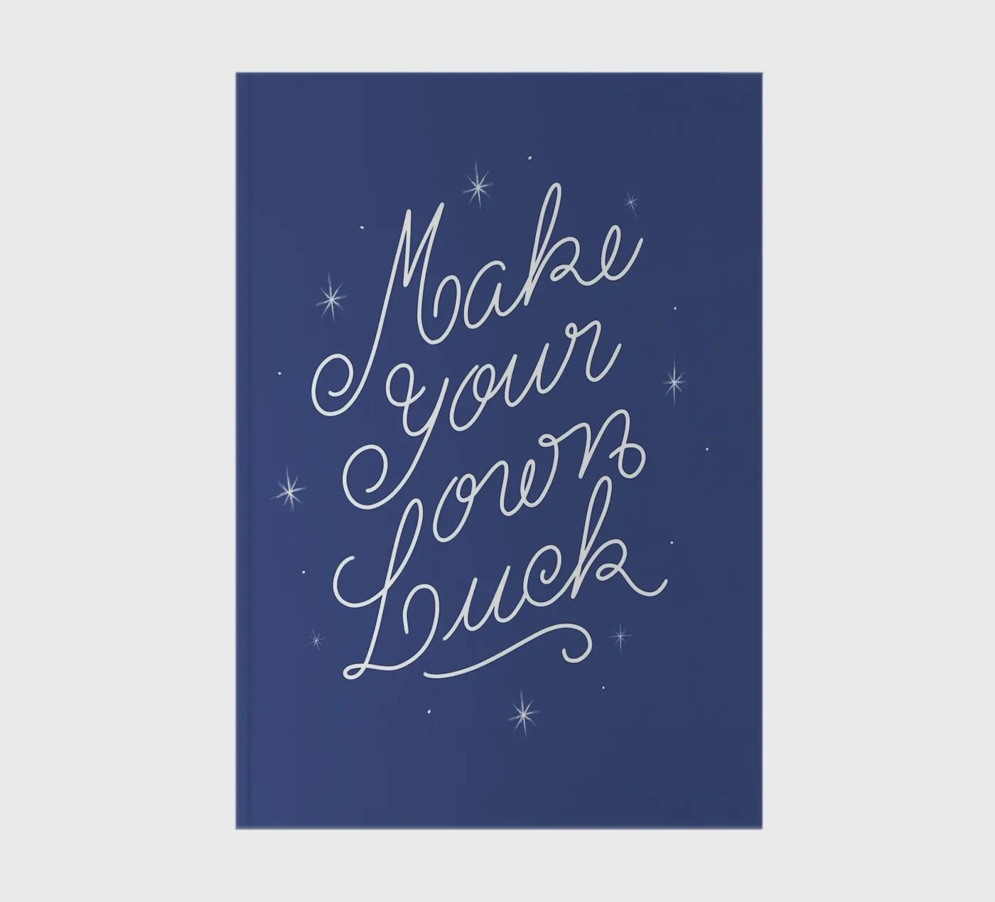 Make Your Own Luck carnet de anisillustration