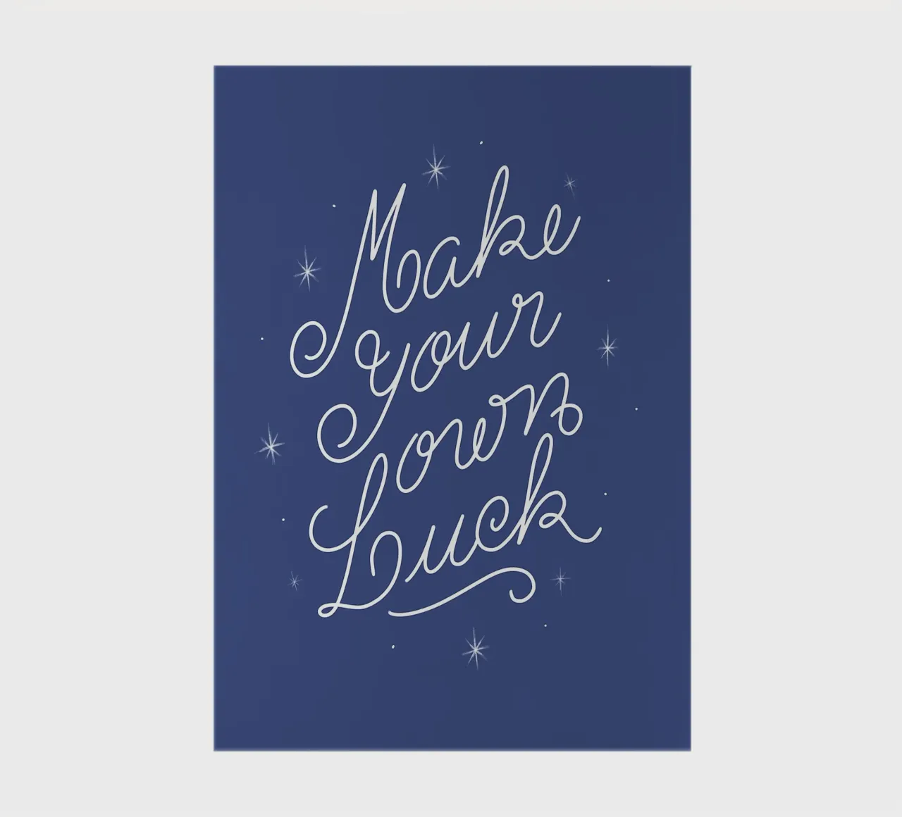Make Your Own Luck notebook by anisillustration