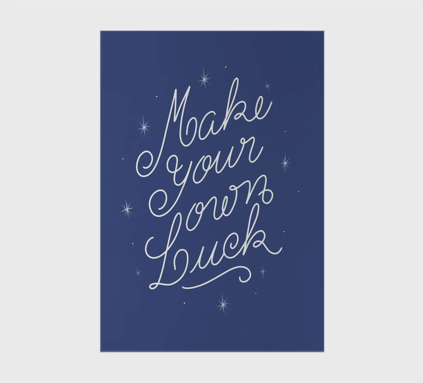 Make Your Own Luck carnet de anisillustration