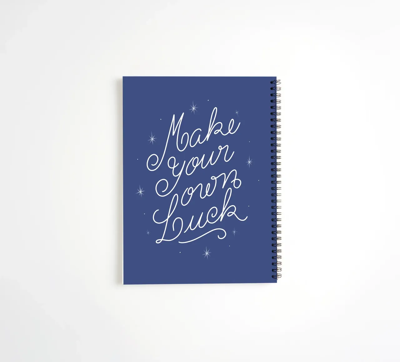 Make Your Own Luck spiral notebook by anisillustration