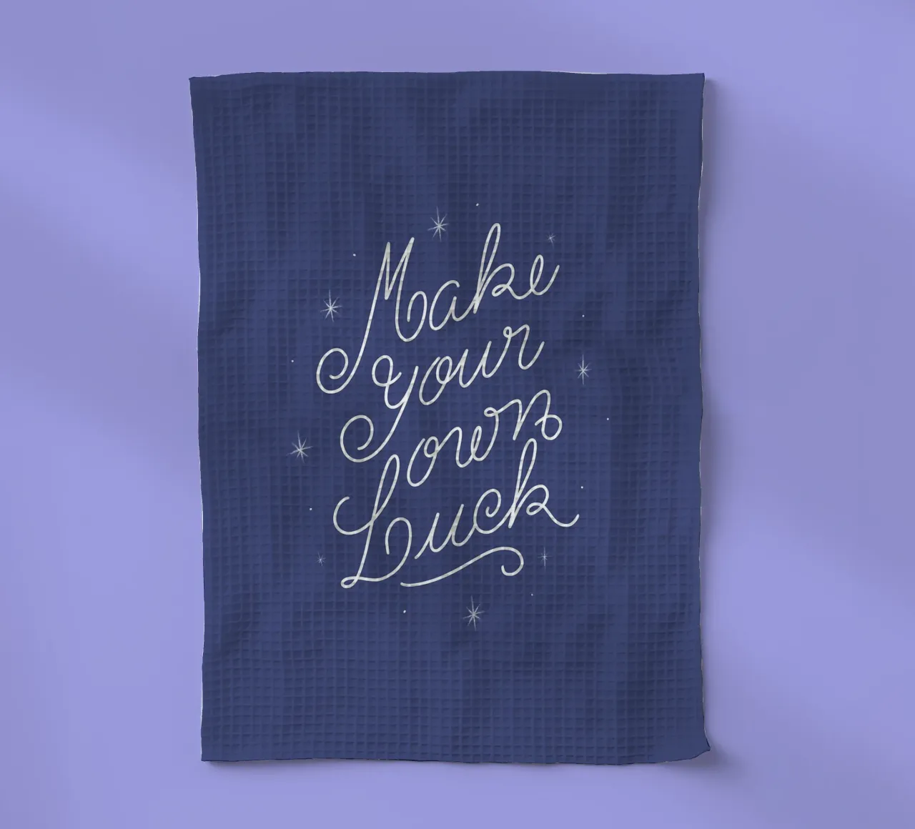 Make Your Own Luck torchon de anisillustration