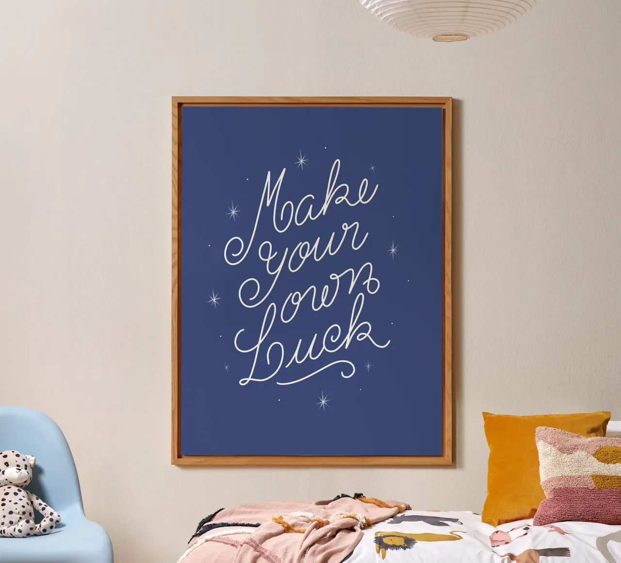 Make Your Own Luck alluminio dibond da anisillustration