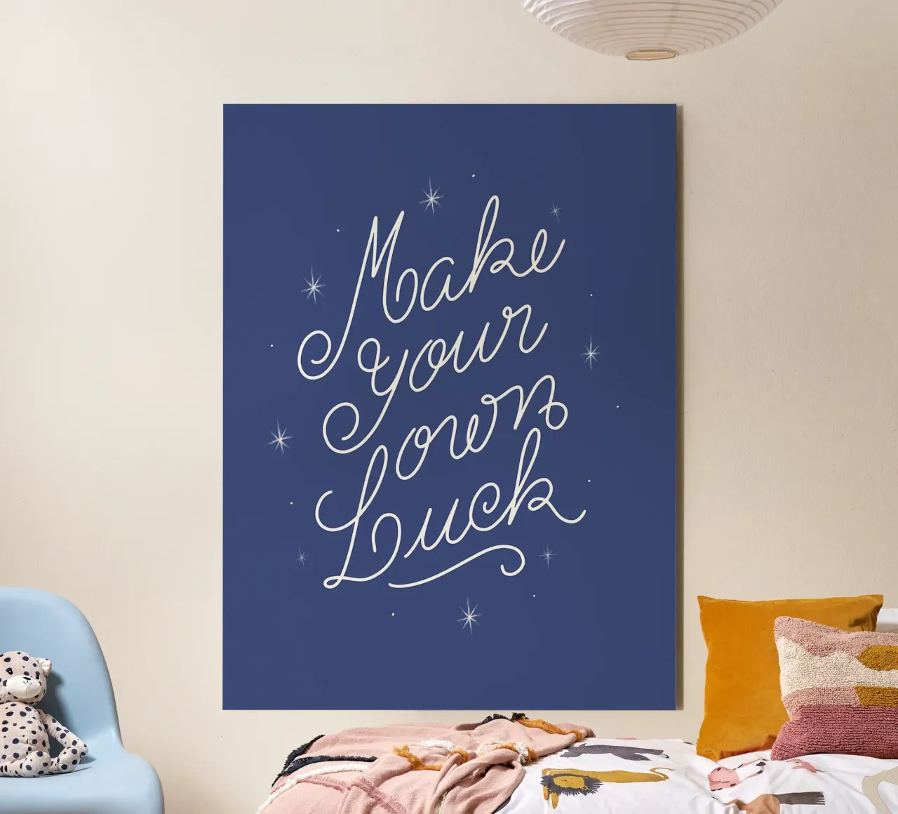 Make Your Own Luck alluminio dibond da anisillustration