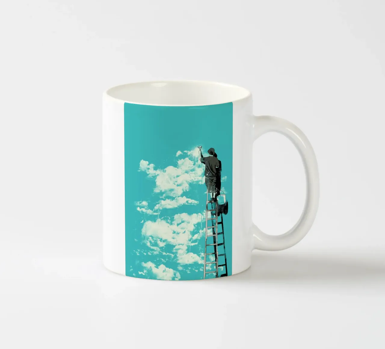 The Optimist Keramik Tasse von Matheus Lopes Castro