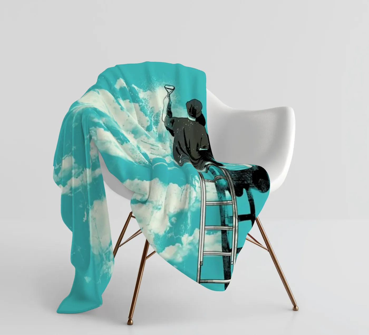 The Optimist Fleecedecke von Matheus Lopes Castro