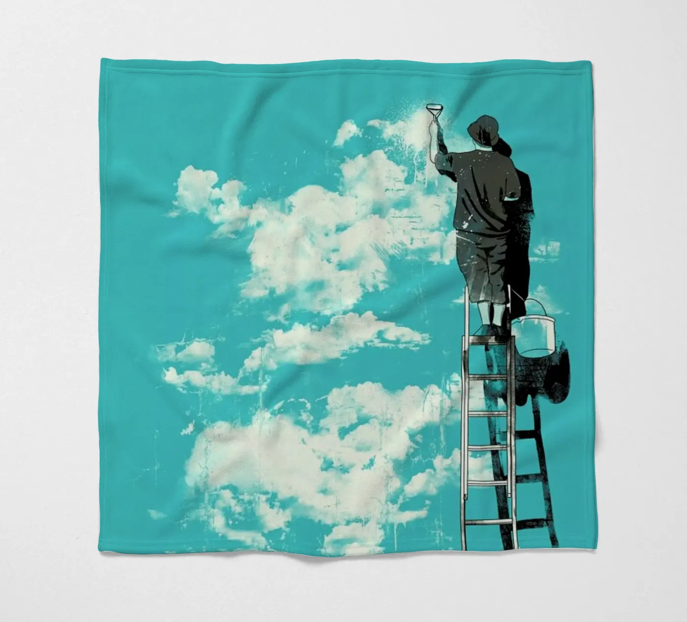 The Optimist Fleecedecke von Matheus Lopes Castro