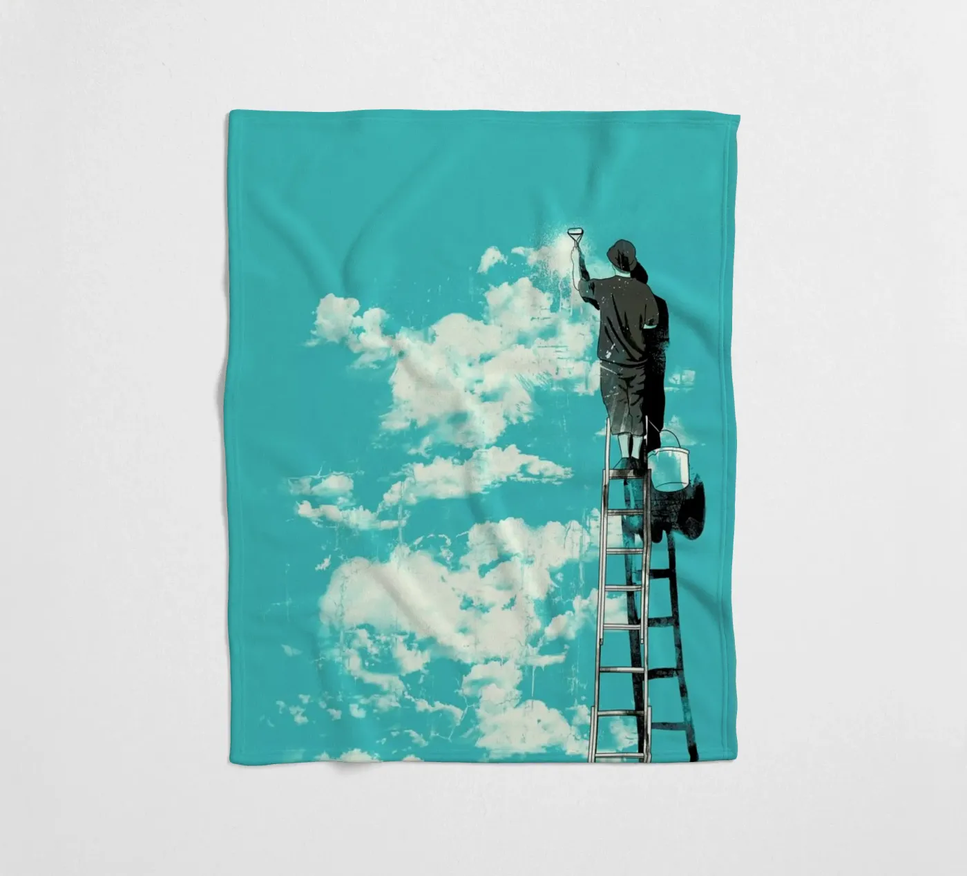 The Optimist Fleecedecke von Matheus Lopes Castro