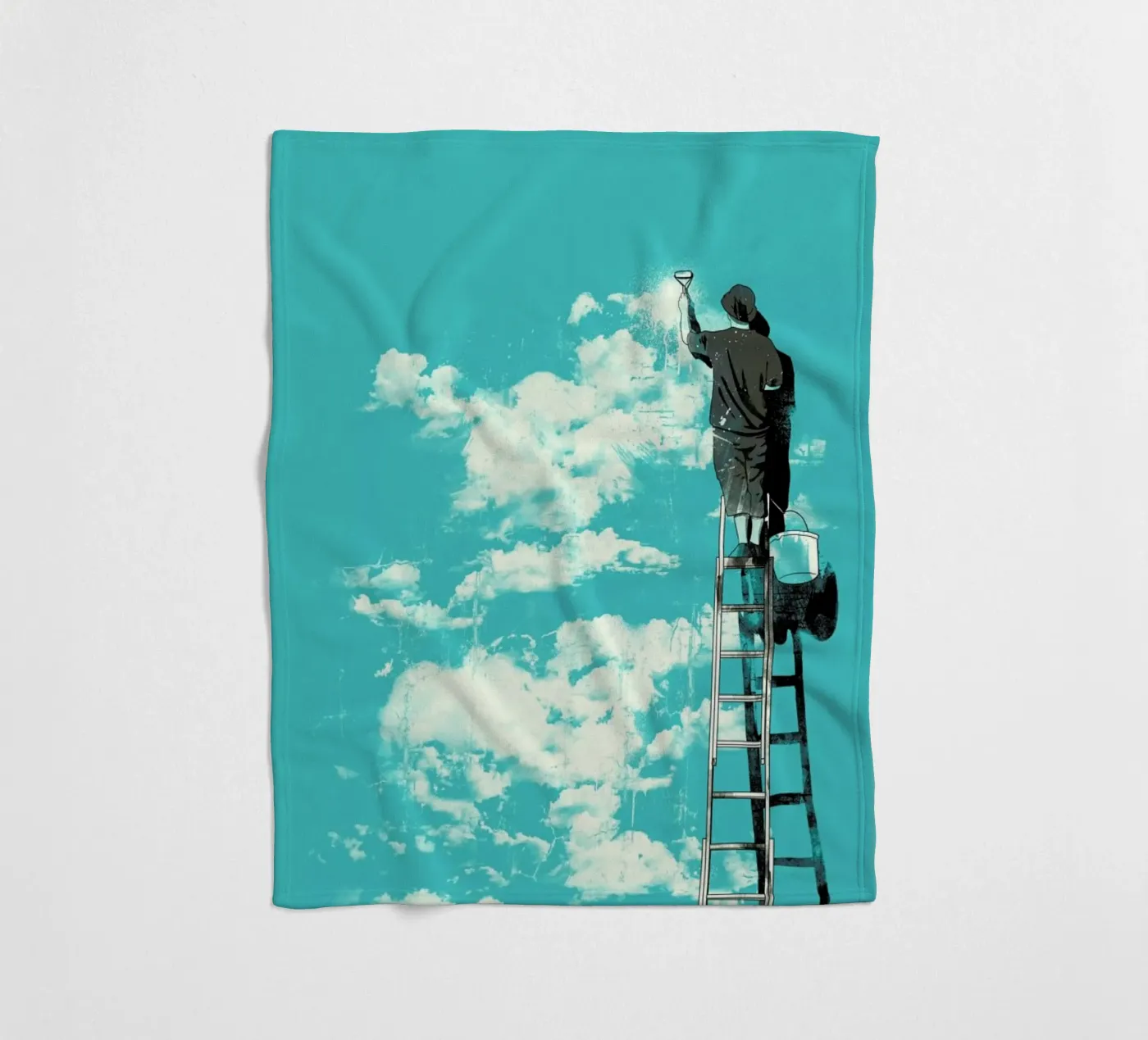 The Optimist Fleecedecke von Matheus Lopes Castro