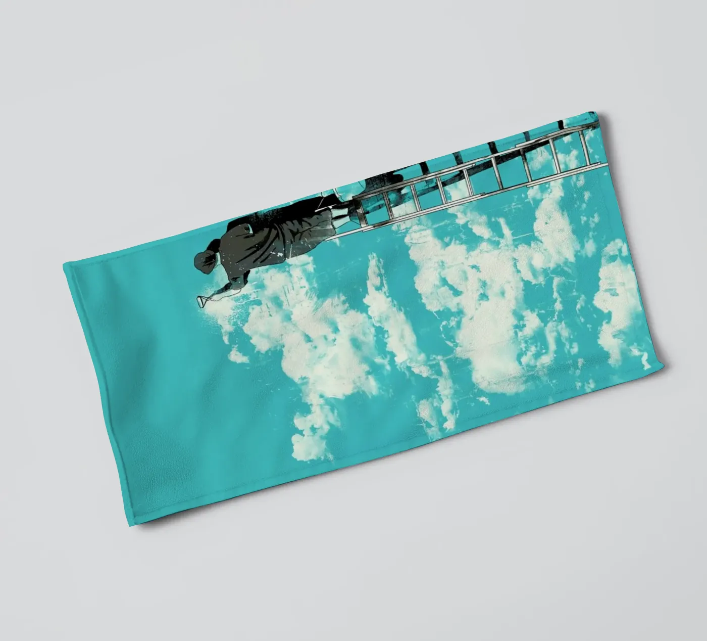 The Optimist towel by Matheus Lopes Castro