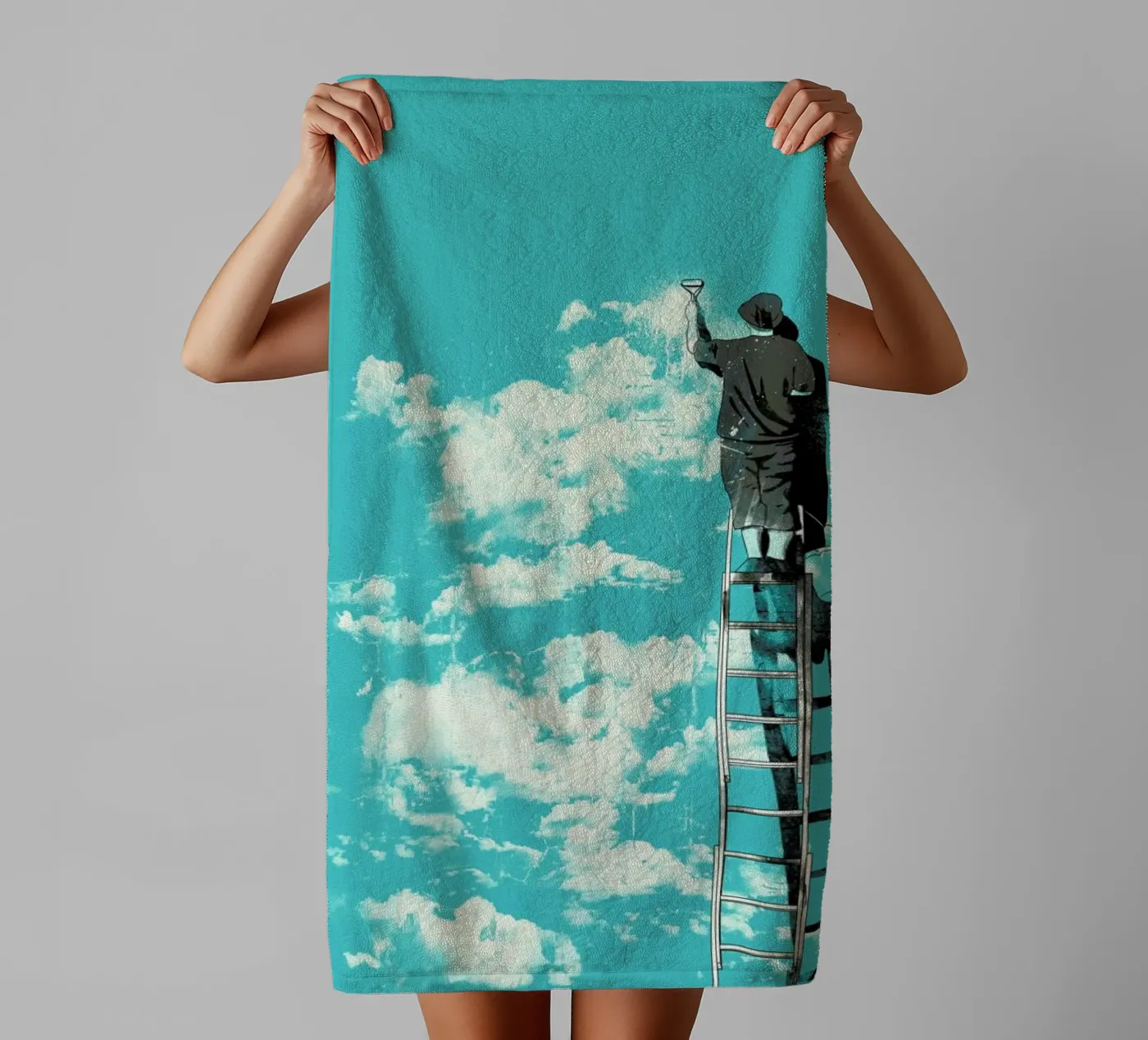 The Optimist towel by Matheus Lopes Castro
