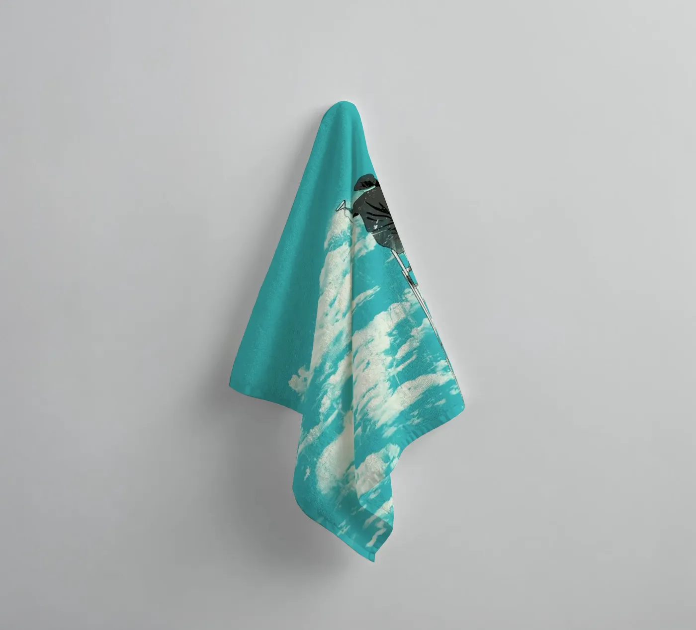 The Optimist towel by Matheus Lopes Castro