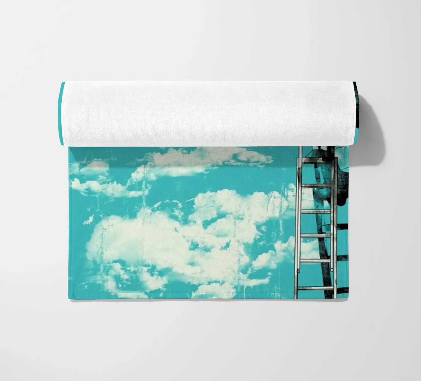The Optimist beach towel by Matheus Lopes Castro