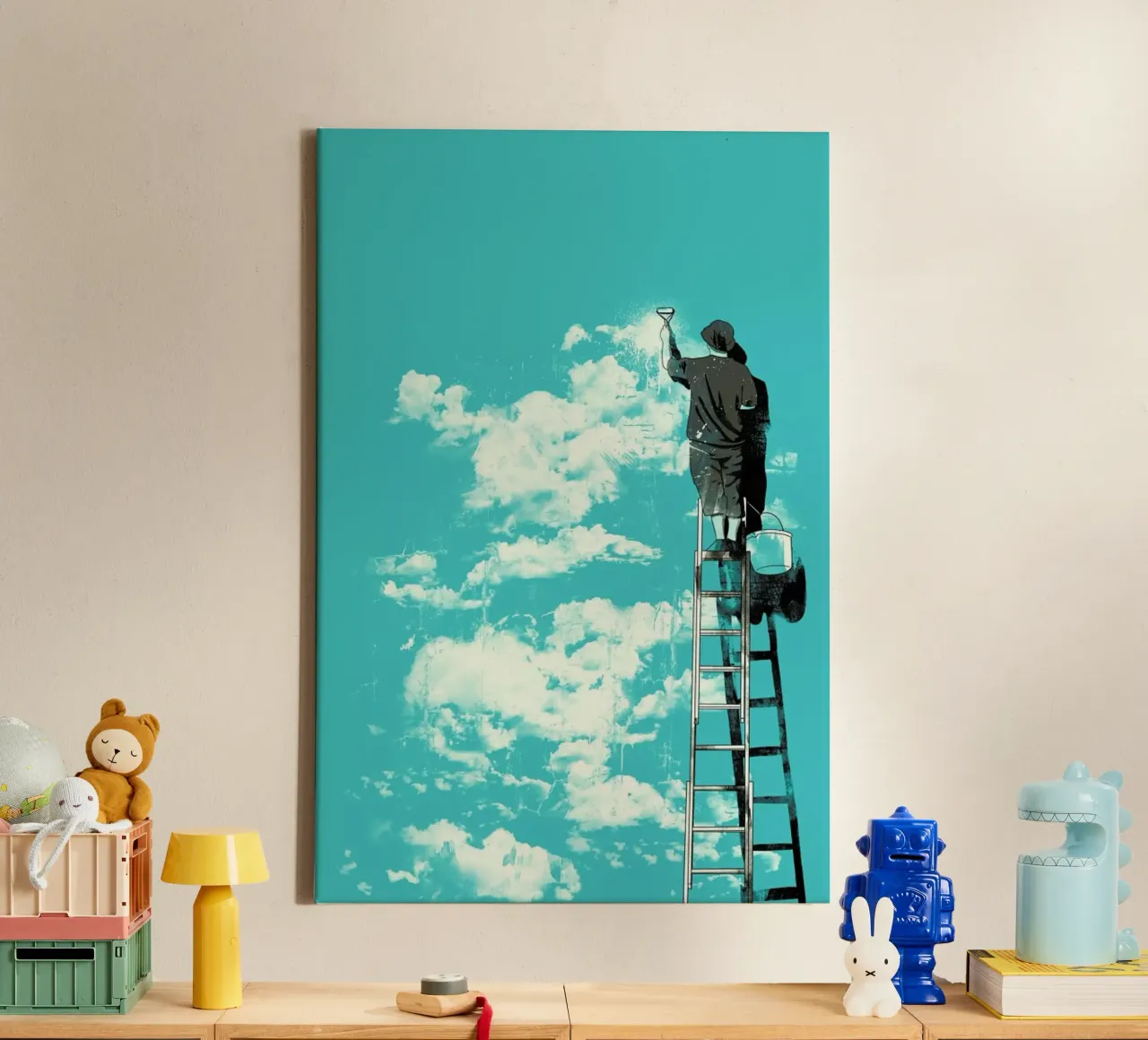 The Optimist tela con Cornice a cassetta da Matheus Lopes Castro