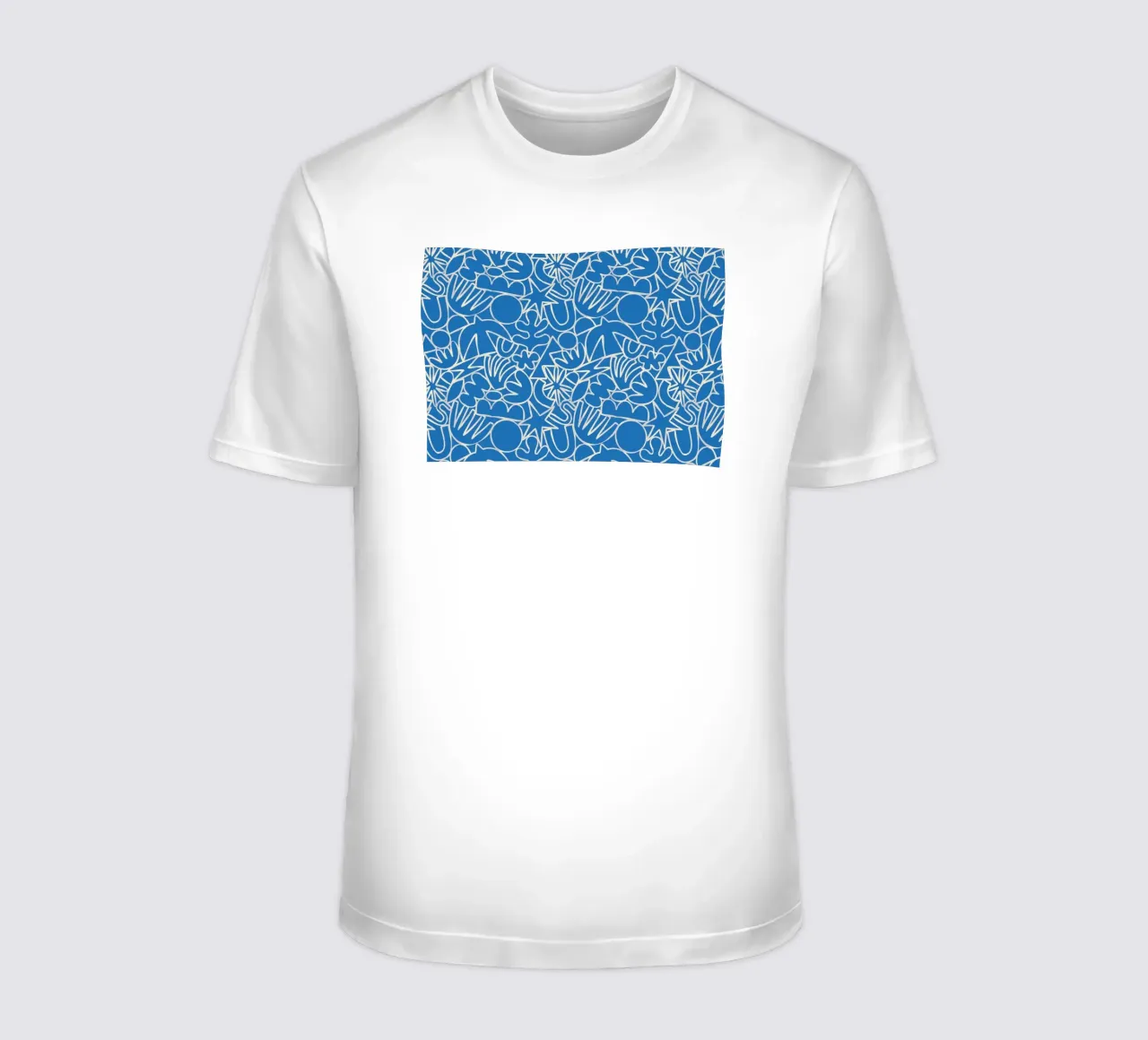 Dancing Shapes (Blue) t-shirt da treechild
