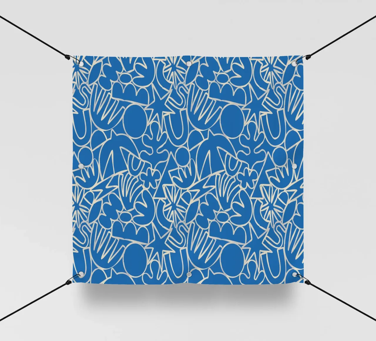 Dancing Shapes (Blue) telo in pvc da treechild