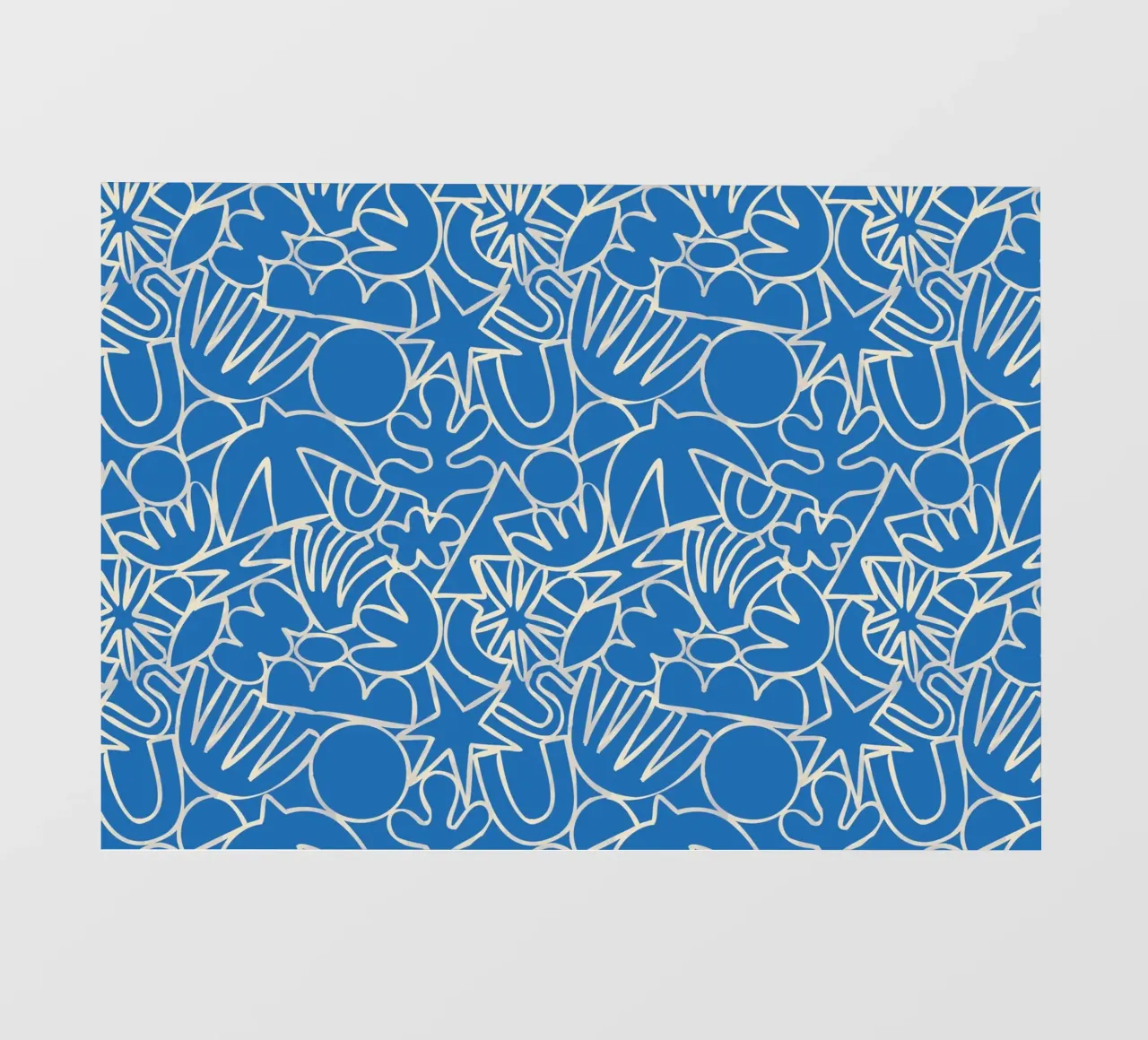Dancing Shapes (Blue) telo in pvc da treechild