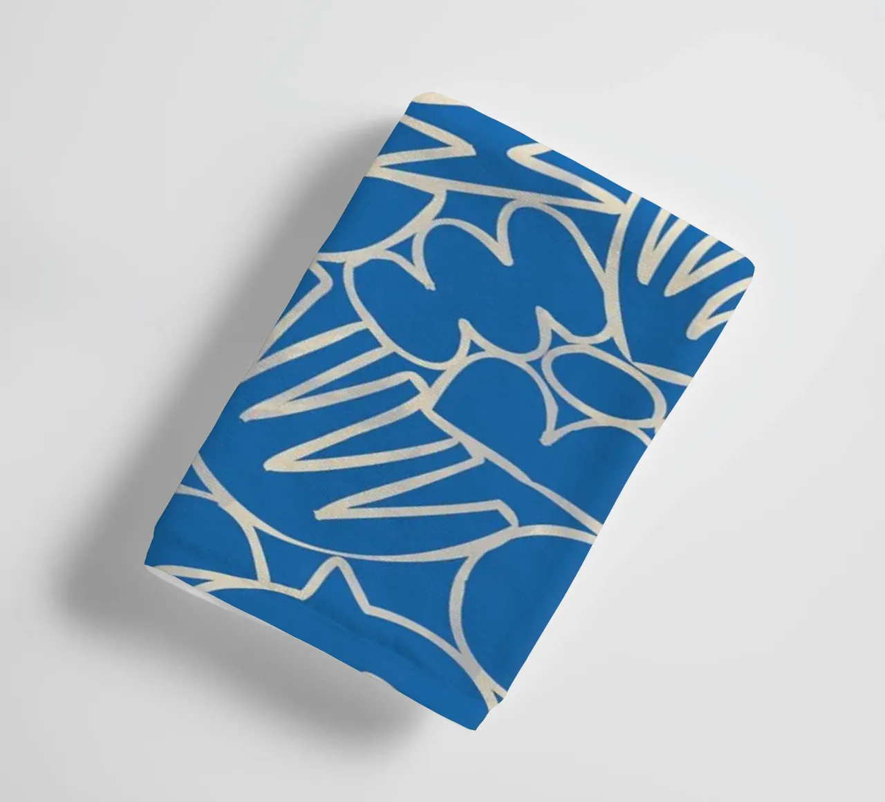 Dancing Shapes (Blue) asciugamano da bagno da treechild