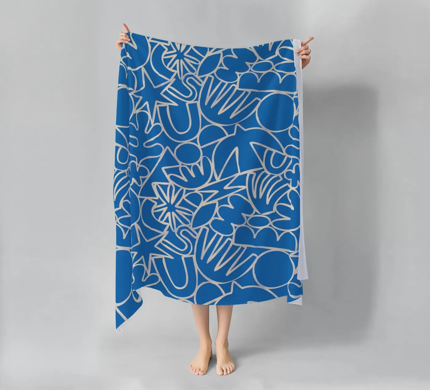 Dancing Shapes (Blue) telo mare da treechild