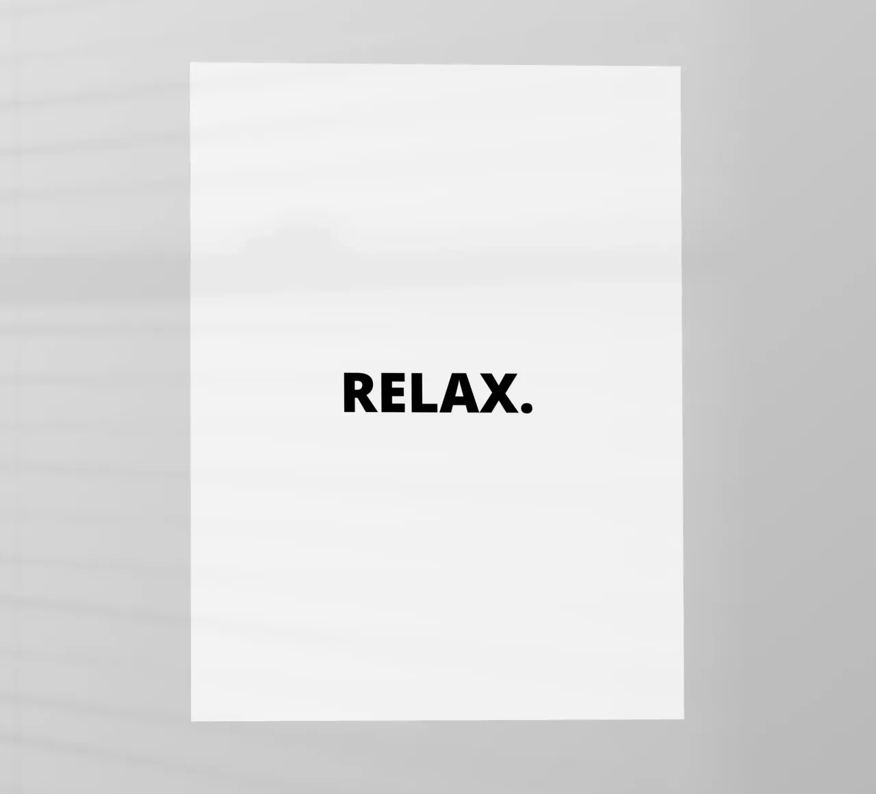 Relax. backlit folie van Magnific