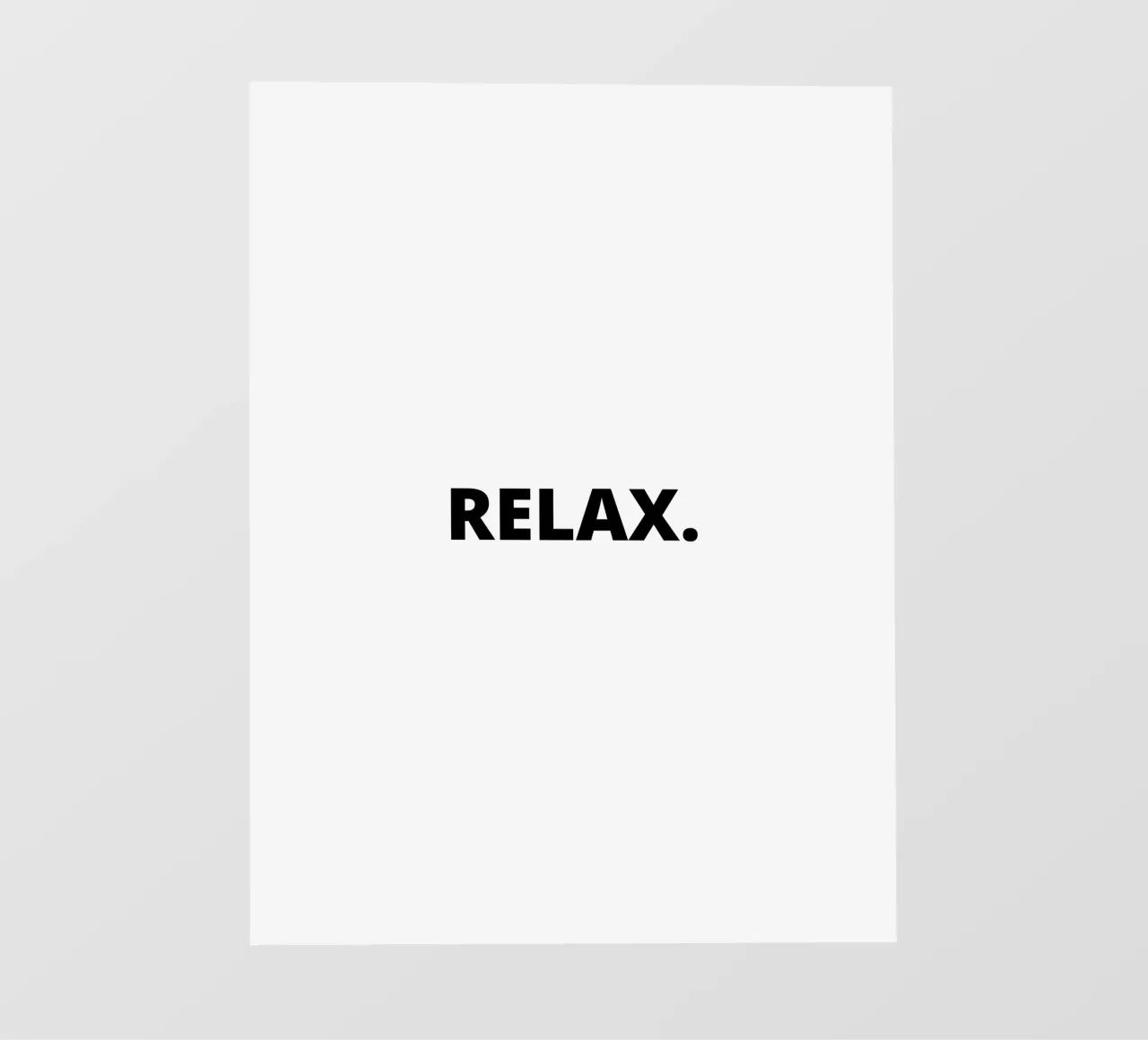 Relax. backlit folie van Magnific