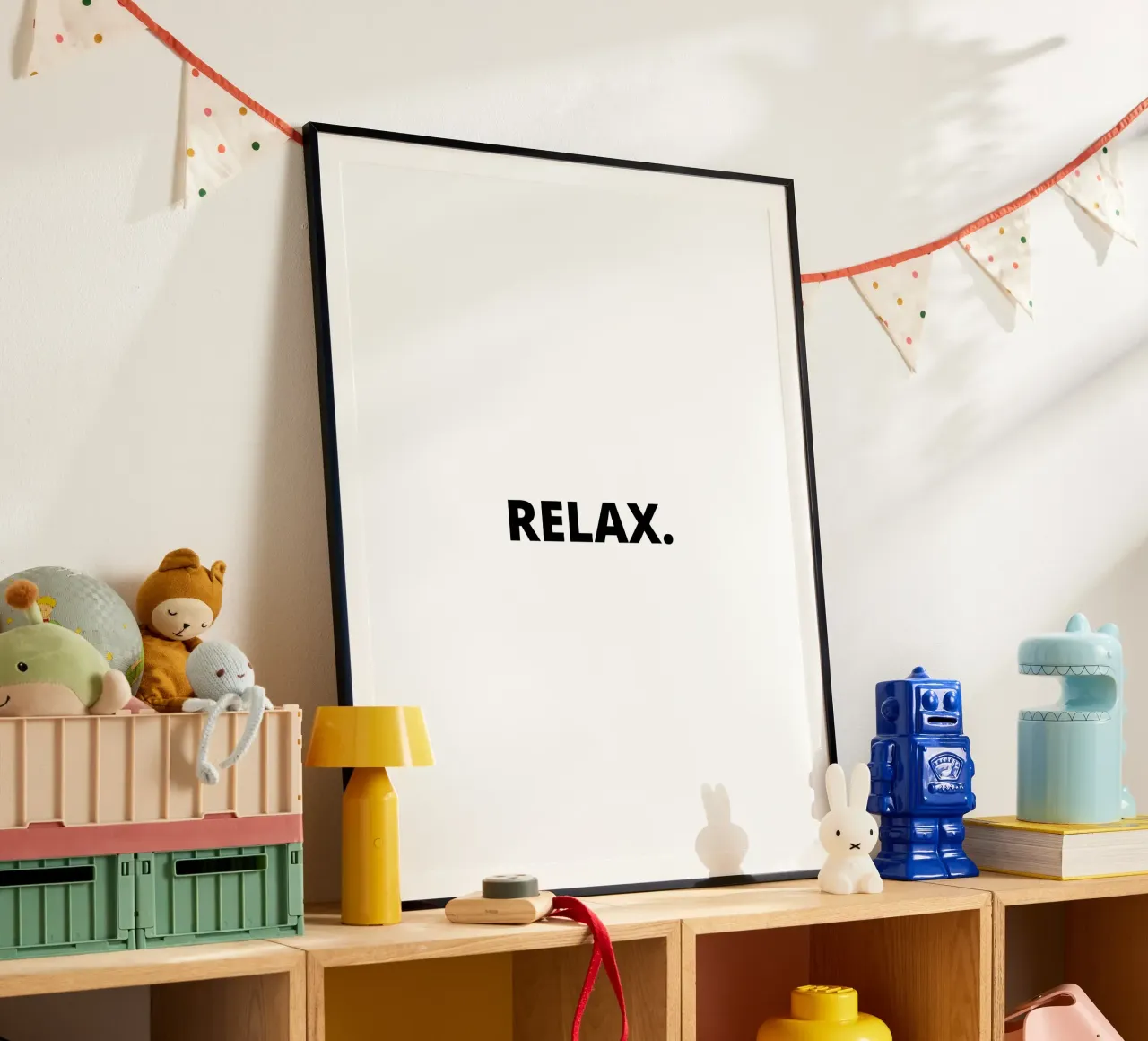 Relax. poster con telaio in plastica da Magnific