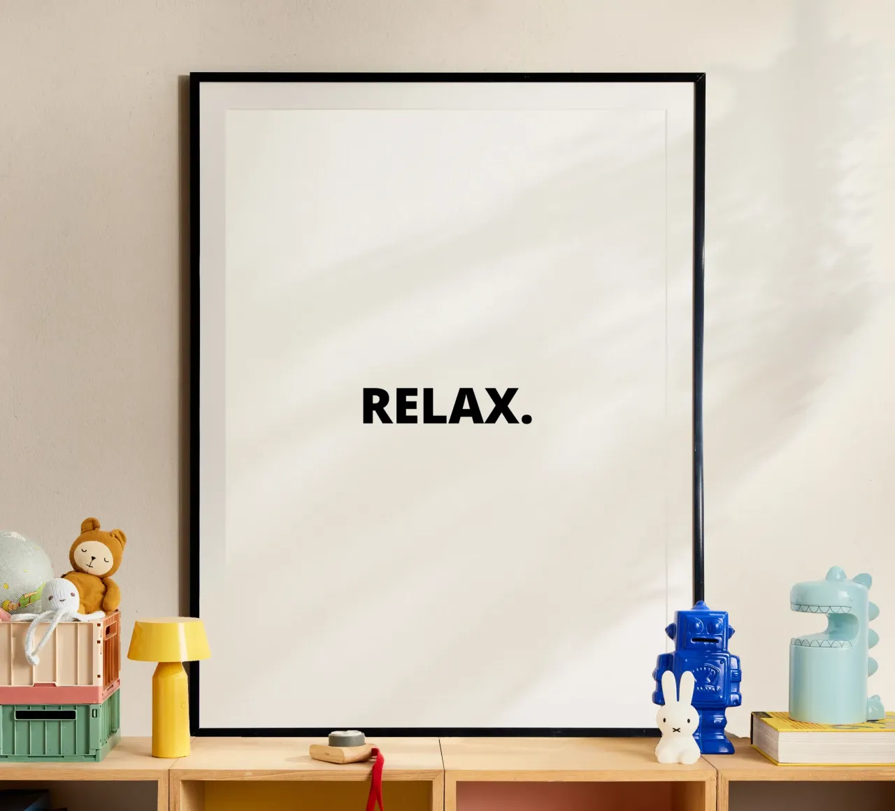 Relax. poster con telaio in plastica da Magnific