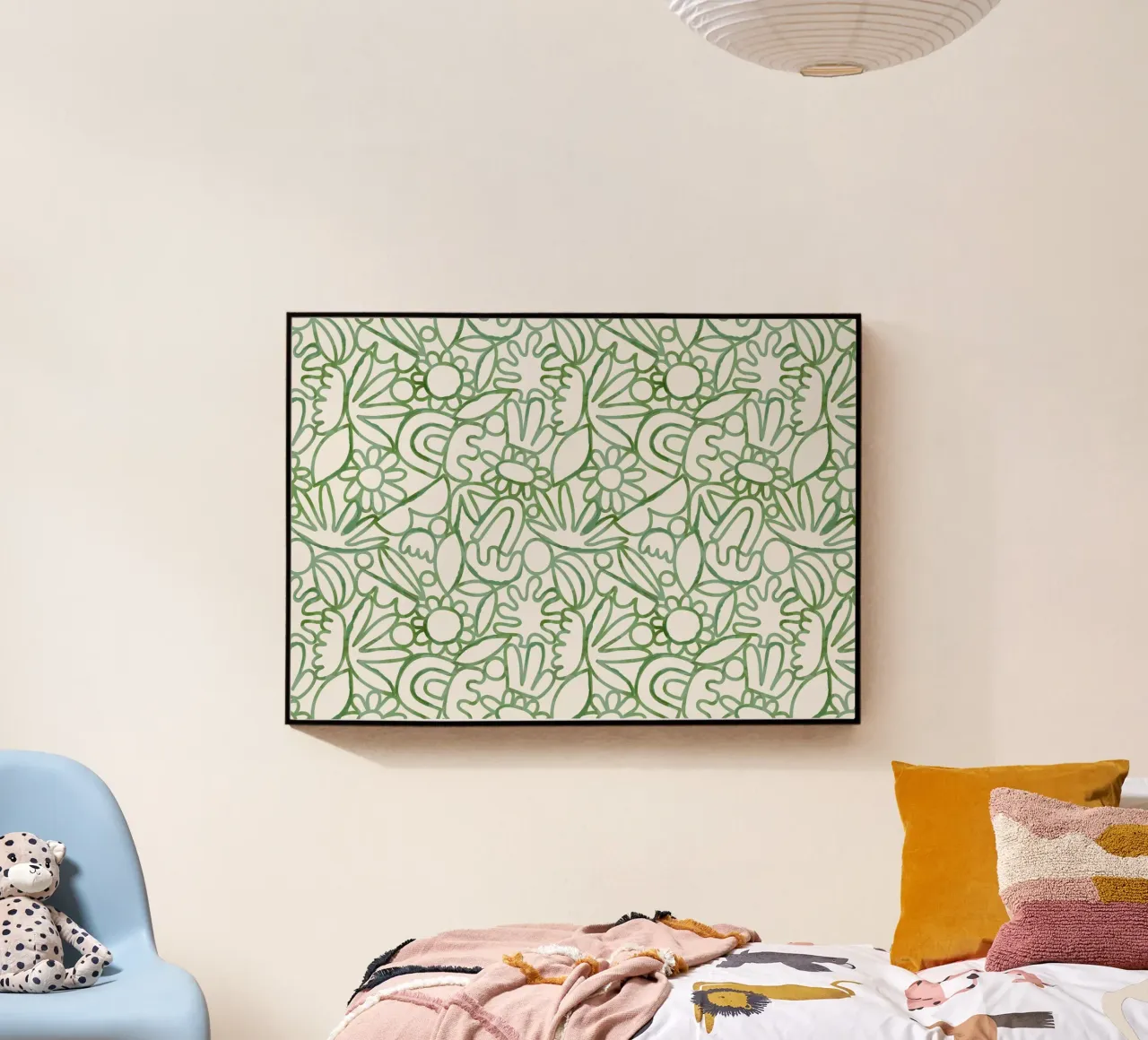 Dancing Shapes (Green) plexiglass da treechild