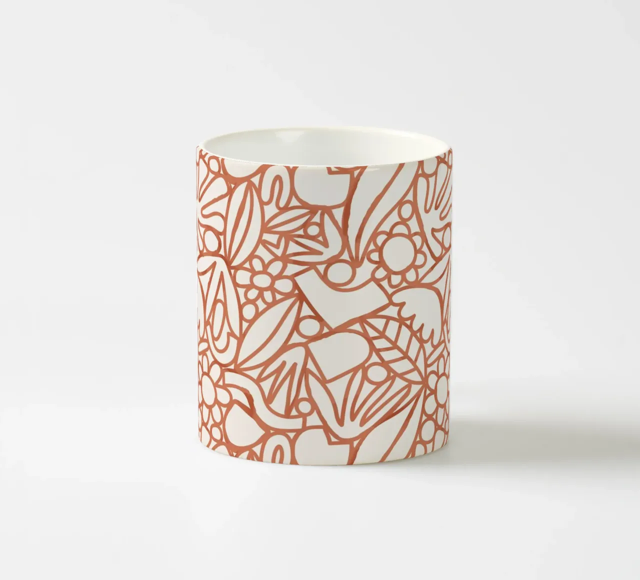 Dancing Shapes (Sienna) tazza in ceramica da treechild